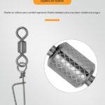 Esmerillón con Mosquetón Moleteado