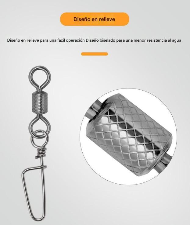 Esmerillón con Mosquetón Moleteado