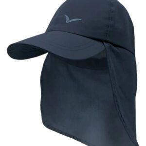 Gorra con Nuquera con proteccion UV azul