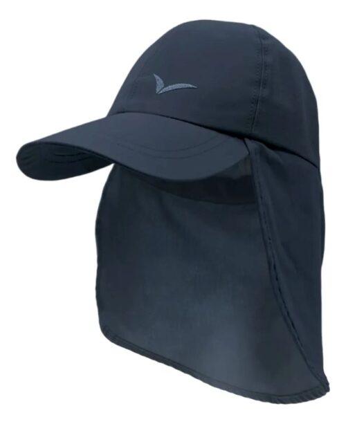 Gorra con Nuquera con proteccion UV azul