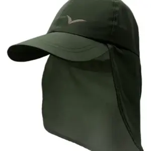 5 Gorra con Nuquera con proteccion UV Verde
