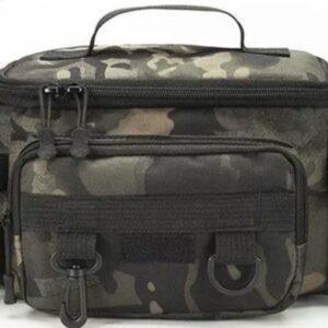 Bolso tipo riñonera/bandolera en tela Oxford 600D, indestructible y resistente al agua.