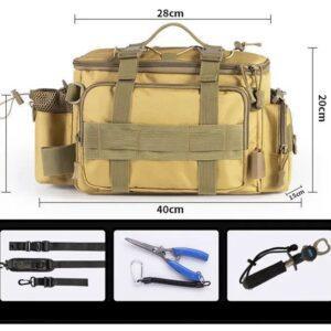 combo Kit Bolso marron Triple Capa Reforzado + Bogagrip balanza + pinza metal